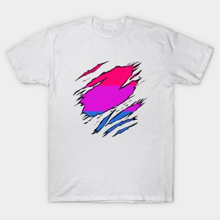 LGBTQI+ Superhero BISEXUAL flag T-Shirt